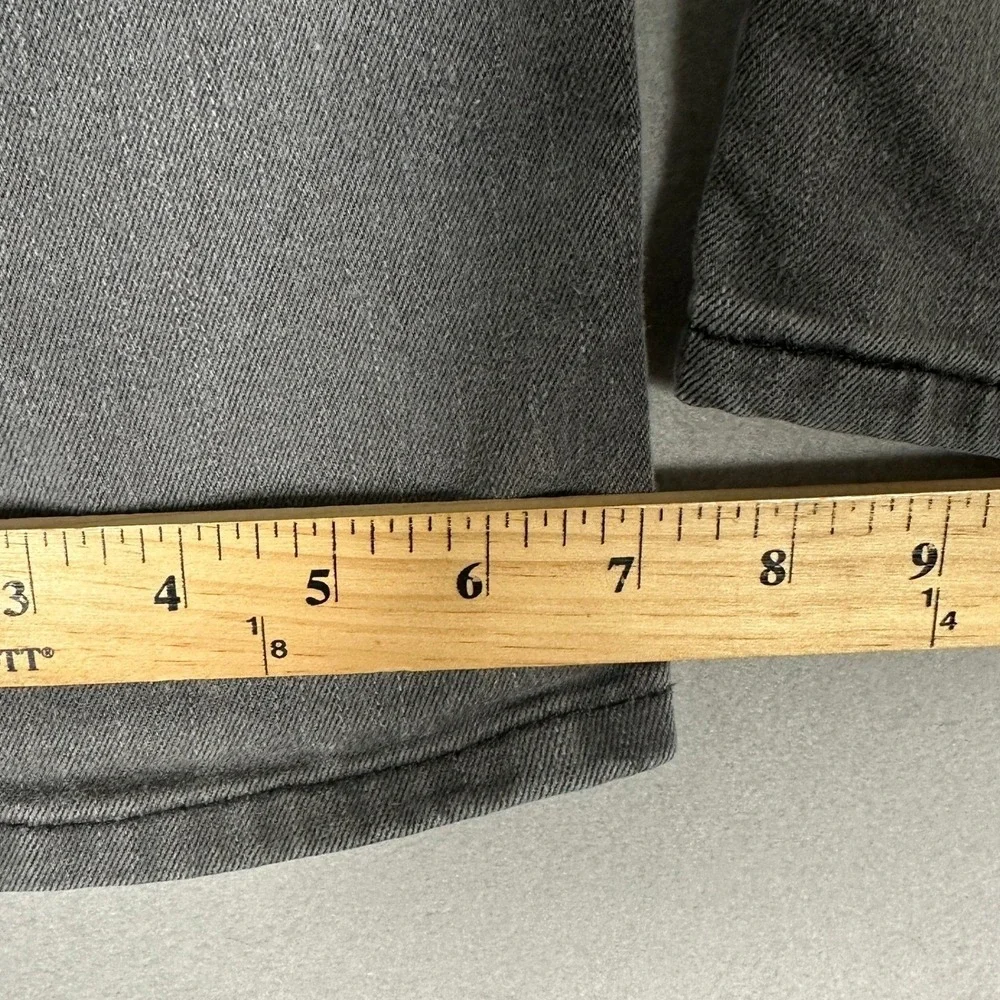Levis 511 Jeans Mens 36X32 Grey Slim Fit Straight Distressed Stretch Denim Pants